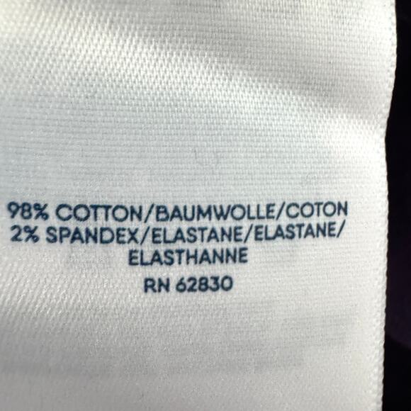 Lands' End Women High Rise Velvet Pants Sz 10 Cotton Stretch Winter Jewel Purple - Picture 5 of 7